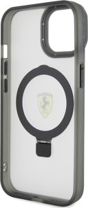 Ferrari Ferrari FEHMP15SUSCAH iPhone 15 / 14 / 13 6.1" transparent hardcase Ring Stand 2023 Collection MagSafe 11