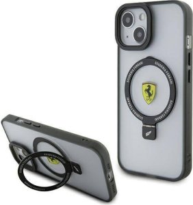 Ferrari Ferrari FEHMP15SUSCAH iPhone 15 / 14 / 13 6.1" transparent hardcase Ring Stand 2023 Collection MagSafe 15
