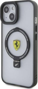 Ferrari Ferrari FEHMP15SUSCAH iPhone 15 / 14 / 13 6.1" transparent hardcase Ring Stand 2023 Collection MagSafe 16