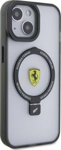 Ferrari Ferrari FEHMP15SUSCAH iPhone 15 / 14 / 13 6.1" transparent hardcase Ring Stand 2023 Collection MagSafe 18
