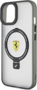 Ferrari Ferrari FEHMP15SUSCAH iPhone 15 / 14 / 13 6.1" transparent hardcase Ring Stand 2023 Collection MagSafe 20