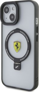 Ferrari Ferrari FEHMP15SUSCAH iPhone 15 / 14 / 13 6.1" transparent hardcase Ring Stand 2023 Collection MagSafe 2