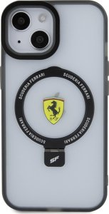 Ferrari Ferrari FEHMP15SUSCAH iPhone 15 / 14 / 13 6.1" transparent hardcase Ring Stand 2023 Collection MagSafe 3