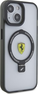 Ferrari Ferrari FEHMP15SUSCAH iPhone 15 / 14 / 13 6.1" transparent hardcase Ring Stand 2023 Collection MagSafe 4