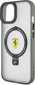 Ferrari Ferrari FEHMP15SUSCAH iPhone 15 / 14 / 13 6.1" transparent hardcase Ring Stand 2023 Collection MagSafe 6