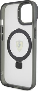Ferrari Ferrari FEHMP15SUSCAH iPhone 15 / 14 / 13 6.1" transparent hardcase Ring Stand 2023 Collection MagSafe 7