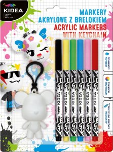 Derform MARKER AKRYL 6KOL Z BRELOKIEM DERF KIDEA B/C 1