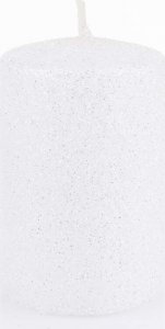 Art-Pol Pl Świeca 4-Pack Brokat Biały 8