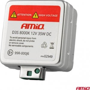 AMiO Żarówka ksenonowa żarnik xenon D3S 35W 8000K AMiO BASIC AMIO-02949 2