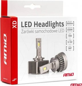 AMiO Żarówki żarniki LED seria XD D1S D1R 6500K Canbus AMIO-03310 6