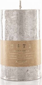 Art-Pol Pl Szampan Świeca Rustic Metalic Walec Średni Fi7 4