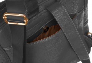 Peterson Pojemny plecak damski ze skóry ekologicznej - Peterson NoSize 11