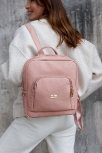 Peterson Pojemny plecak damski ze skóry ekologicznej - Peterson NoSize 3