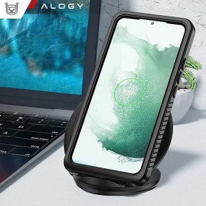 Alogy Etui wodoodporne do Samsung Galaxy S23 360 Alogy Pancerne Armor IP68 ze smyczką Czarne 12