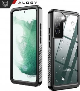 Alogy Etui wodoodporne do Samsung Galaxy S23 360 Alogy Pancerne Armor IP68 ze smyczką Czarne 8