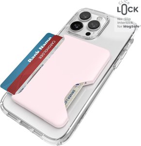 Speck Kieszonka na karty Speck do etui z funkcją ClickLock Wallet MagSafe Nimbus Pink 1