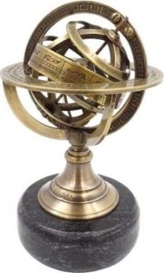 Triton Astrolabium mosiężne na podstawie z czarnego kamienia BN-2088Z 3