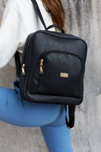 Peterson Pojemny plecak damski ze skóry ekologicznej - Peterson NoSize 3