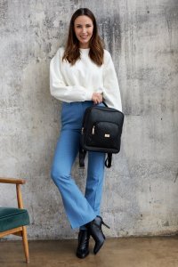 Peterson Pojemny plecak damski ze skóry ekologicznej - Peterson NoSize 8