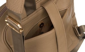 Peterson Pojemny plecak damski ze skóry ekologicznej - Peterson NoSize 7