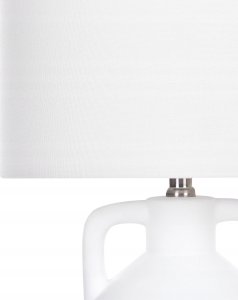 Lampa stołowa Beliani Lampa stołowa ceramiczna biała LABRADA 5