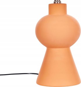 Lampa stołowa Beliani Lampa stołowa ceramiczna pomarańczowa FABILOS 7