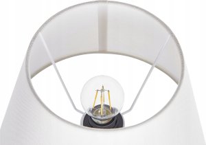 Lampa stołowa Beliani Lampa stołowa ceramiczna szara FABILOS 6
