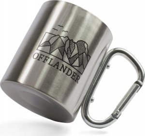 Offlander OFFLANDER KUBEK KEMPINGOWY Z KARABIŃCZYKIEM STALOWY 220ML 3