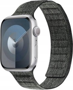 Crong Crong Melange - Pasek magnetyczny do Apple Watch 42/44/45/49 mm (czarny melanż) 3