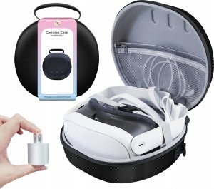 JYS Futerał Etui Pokrowiec Case Walizka Na Okulary Gogle Vr Oculus Meta Quest 3 / Jys-mq007 Czarny 6