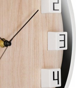 MPM Zegar ścienny MPM E01.4289.0053 fi 30 cm Czytelny cichy 2