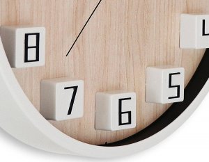 MPM Zegar ścienny MPM E01.4289.0053 fi 30 cm Czytelny cichy 5