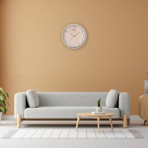 MPM Zegar ścienny MPM E01.4289.0053 fi 30 cm Czytelny cichy 7