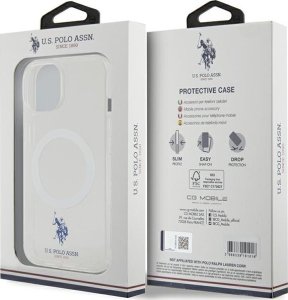U.S. Polo US Polo Assn MagSafe Collection - Etui iPhone 15 (przezroczysty) 8