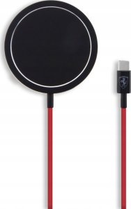 Ładowarka Ferrari Ferrari MagSafe Shield Logo - Ładowarka indukcyjna MagSafe 15W (czarny) 3
