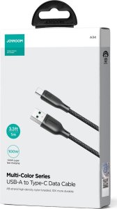 Kabel USB Joyroom USB-A - USB-C 1 m Czarny (JYR796) 5
