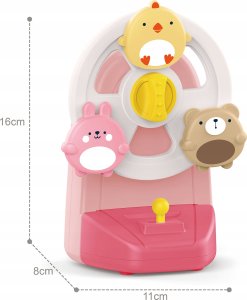 Woopie Pozytywka Karuzela Zwierzęta Zabawka Muzyczna Edukacyjna 5