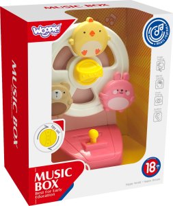 Woopie Pozytywka Karuzela Zwierzęta Zabawka Muzyczna Edukacyjna 6