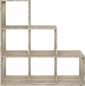 FMD Przegroda pokojowa, 6 przegród, 104,3x32,6x106,5 cm, dąb piaskowy 4