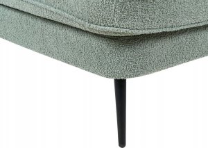 Beliani Szezlong boucle prawostronny zielony ALLIER 12