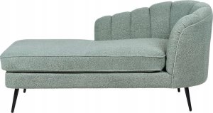 Beliani Szezlong boucle prawostronny zielony ALLIER 3