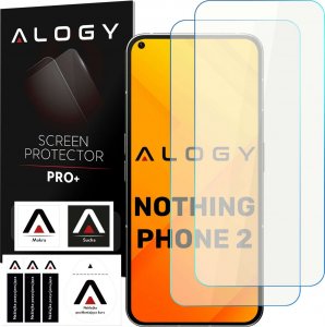 Alogy 2x Szkło hartowane 9H do Nothing Phone 2 ochronne na ekran Alogy PRO+ Screen Protector 1