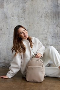 Peterson Pojemny plecak damski ze skóry ekologicznej - Peterson NoSize 12