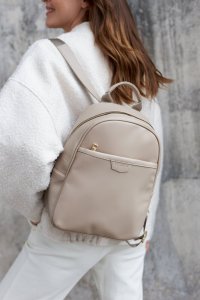 Peterson Pojemny plecak damski ze skóry ekologicznej - Peterson NoSize 4