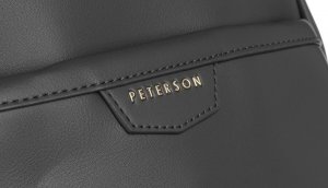 Peterson Pojemny plecak damski ze skóry ekologicznej - Peterson NoSize 6