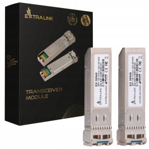 Moduł SFP ExtraLink EXTRALINK SFP+ 10G 1310NM SM LC 10KM 2-PACK (DEDICATED TO HP/ARUBA) 1