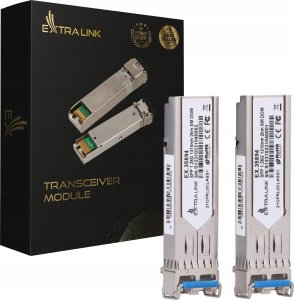 Moduł SFP ExtraLink EXTRALINK SFP 1.25G 1310NM 2KM SM DOM 2-PACK 1