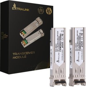 Moduł SFP ExtraLink EXTRALINK SFP 1.25G 850NM 550M MM DOM 2-PACK (DEDICATED TO HP/ARUBA) 1