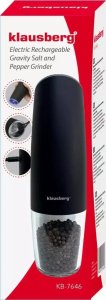 Młynek do przypraw Klausberg ELEKTRYCZNY GRAWITACYJNY MŁYNEK AKUMULATOROWY KLAUSBERG KB-7646 8