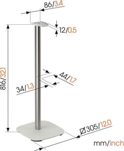 Vogels Vogels Speaker Stand for Sonos Era 300 W white SFS 4133 3